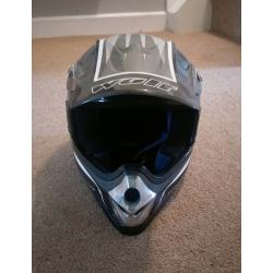 Wulf kids helmet for motorbike
