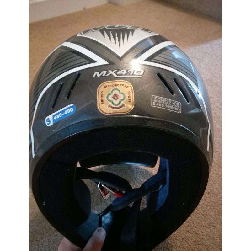 Wulf kids helmet for motorbike