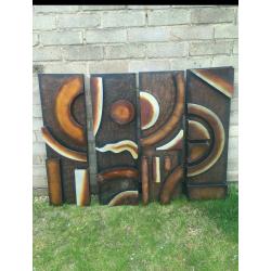 RETRO Metal wall art work
