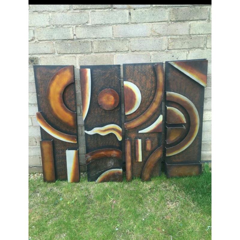 RETRO Metal wall art work