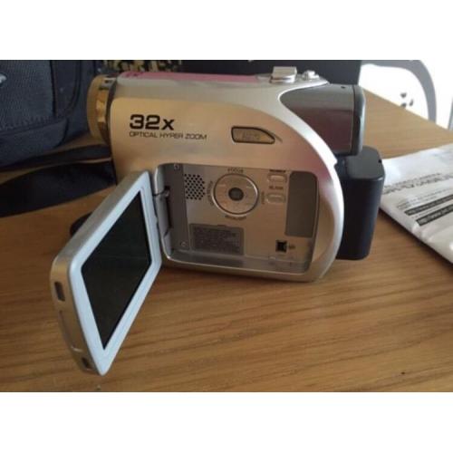 JVC digital video recorder with accessories.
