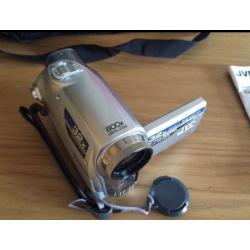 JVC digital video recorder with accessories.
