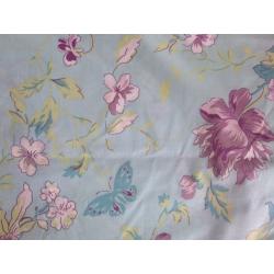 Floral curtains