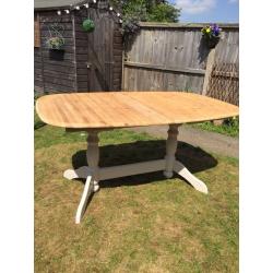 Dining table - large solid farmhouse shabby chic style