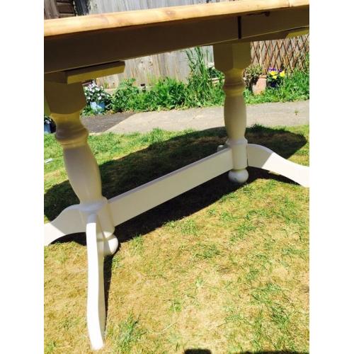Dining table - large solid farmhouse shabby chic style