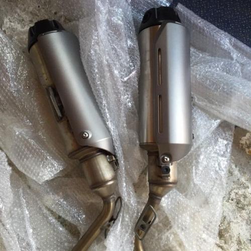 Honda FMX 650 exhausts