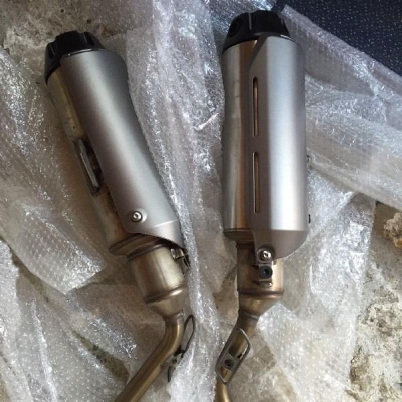 Honda FMX 650 exhausts