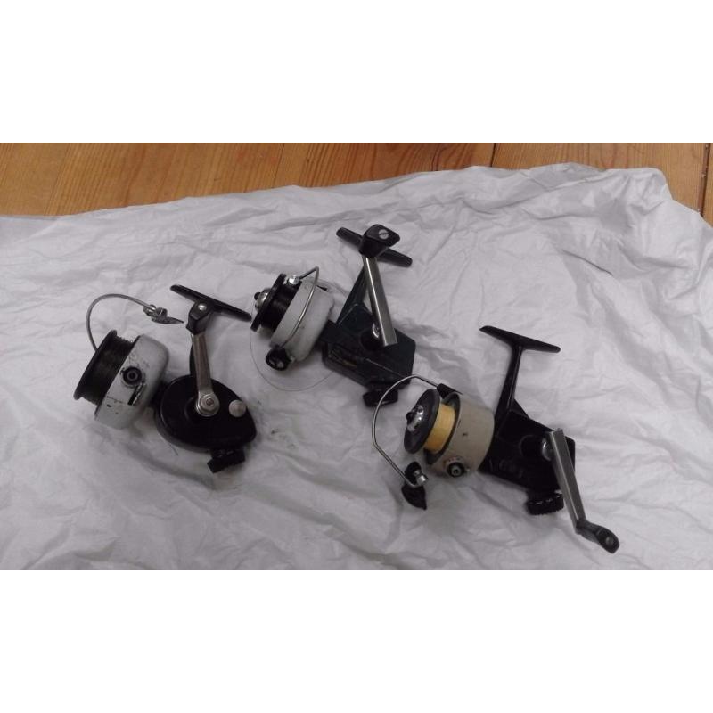3 vintage Abu fishing reels