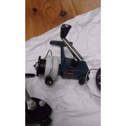 3 vintage Abu fishing reels