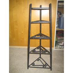 Black cast iron 4 tier stand