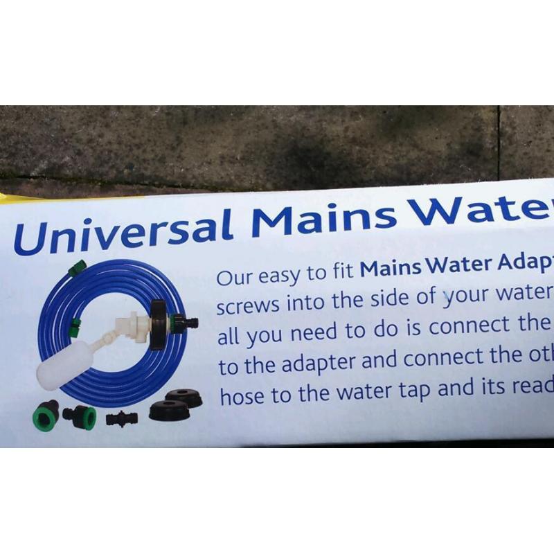Universal mains water adapter kit