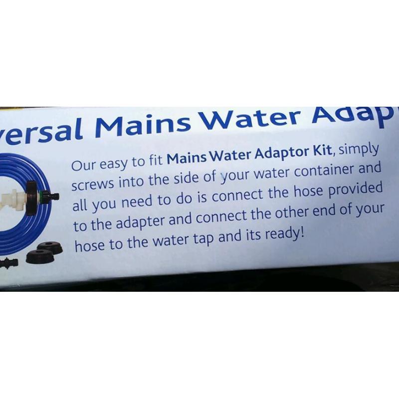 Universal mains water adapter kit