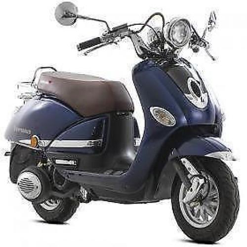 LEXMOTO VERONA BLUE 125cc 125 SCOOTER MOPED LEANER LEGAL TWIST & GO