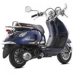 LEXMOTO VERONA BLUE 125cc 125 SCOOTER MOPED LEANER LEGAL TWIST & GO