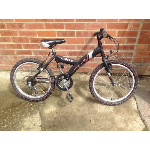 Apolo cyborg boys mountain bike 20 inch wheels