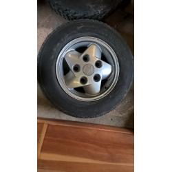 4x 16" Landrover alloy wheels 90 110 defender Discovery I Rangerover I