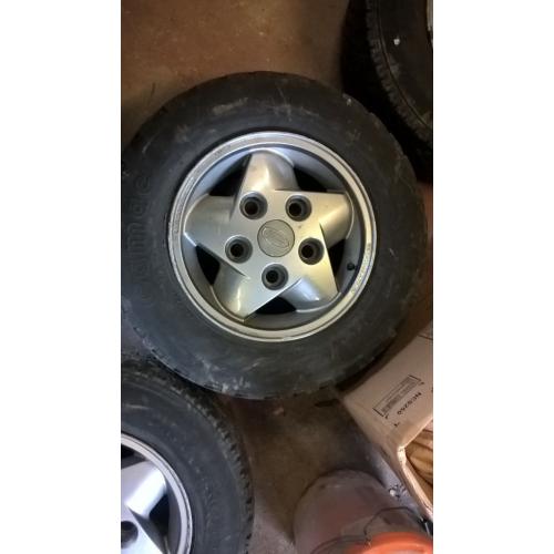4x 16" Landrover alloy wheels 90 110 defender Discovery I Rangerover I