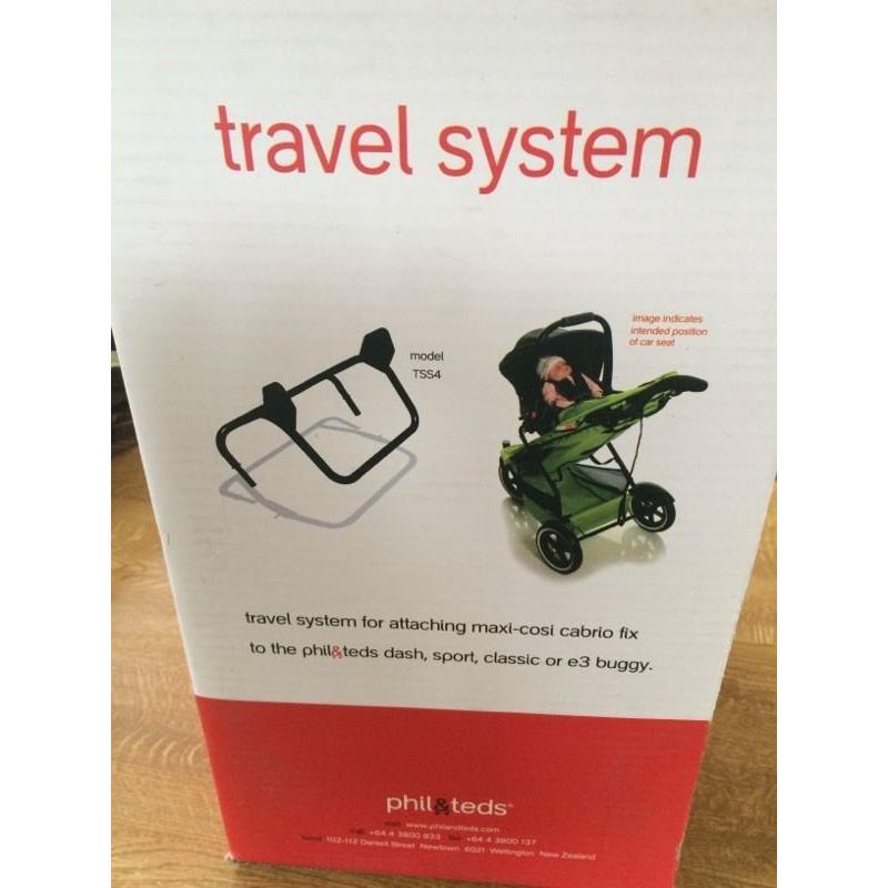 Phil and ted car seat attachment for Maxicosi CabrioFix