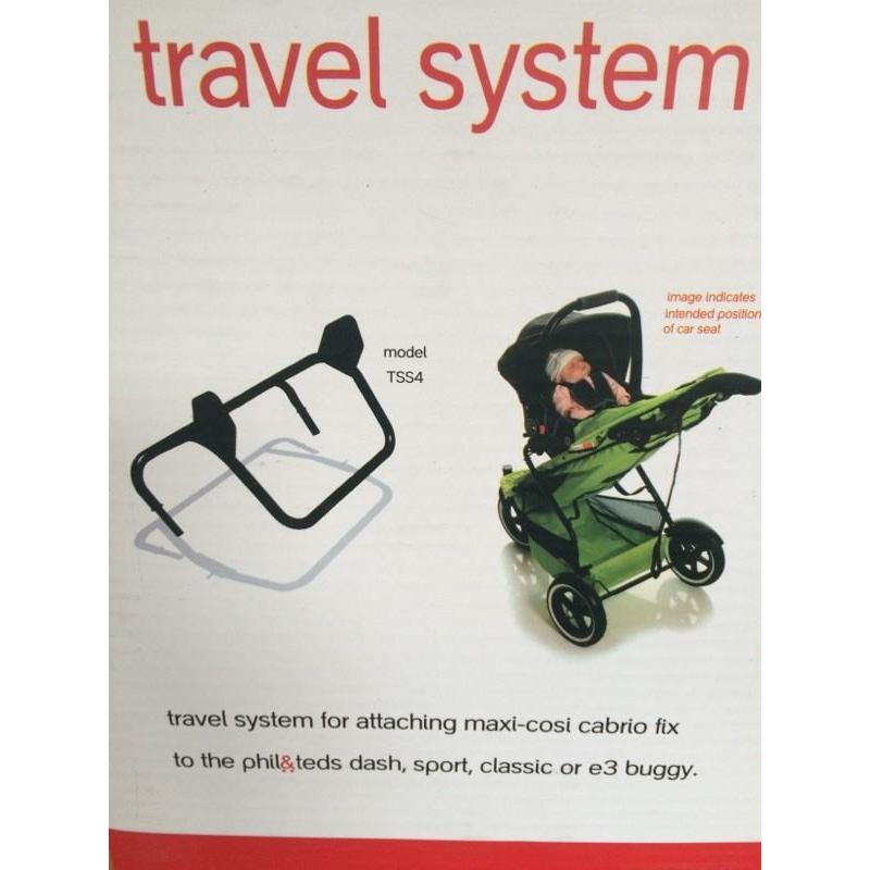 Phil and ted car seat attachment for Maxicosi CabrioFix