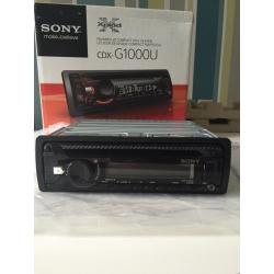 Sony CDX-G1000U Car Stereo/CD Player