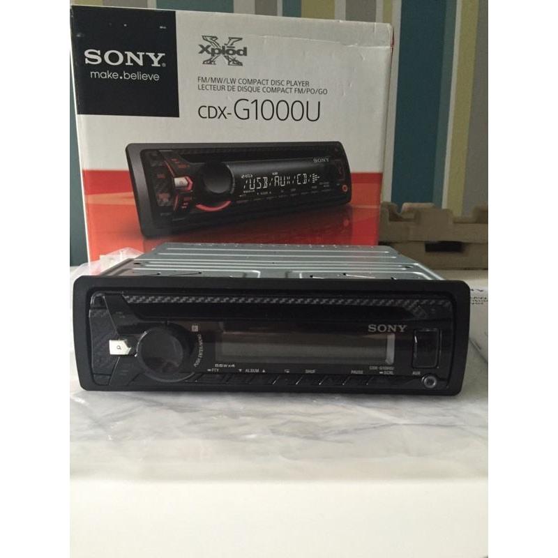 Sony CDX-G1000U Car Stereo/CD Player