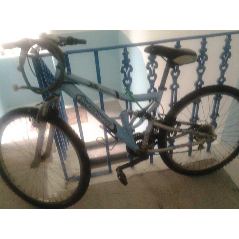 gents mountain bike for sale brand new tyresfront and rear suspension good condition