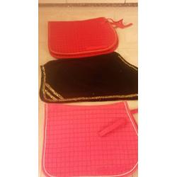 3 pony coats hardly used, for Shetland or small ponies, pink red and black