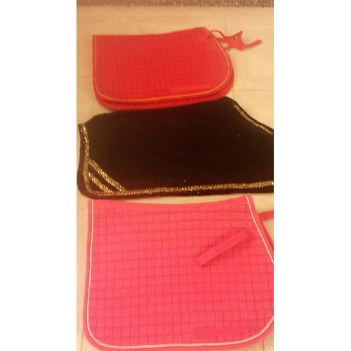 3 pony coats hardly used, for Shetland or small ponies, pink red and black