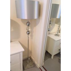 Next Floor Lamp Silver