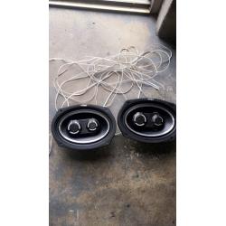 vibe 480watt speakers with wires