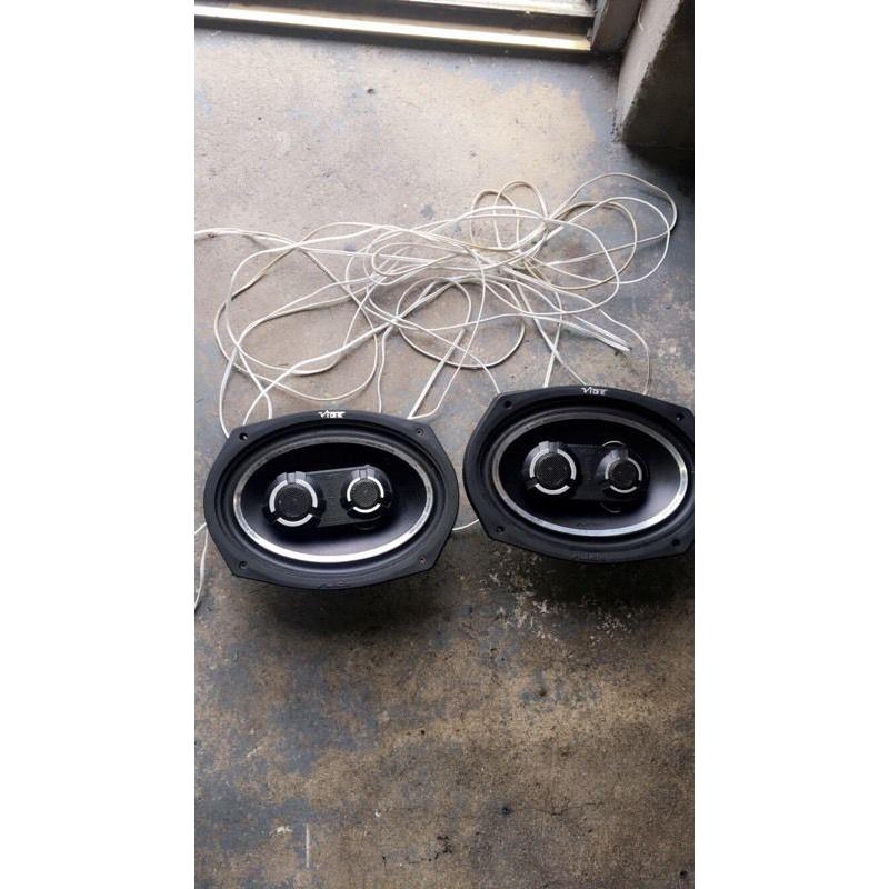 vibe 480watt speakers with wires