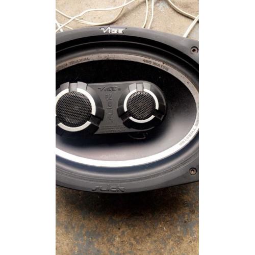 vibe 480watt speakers with wires