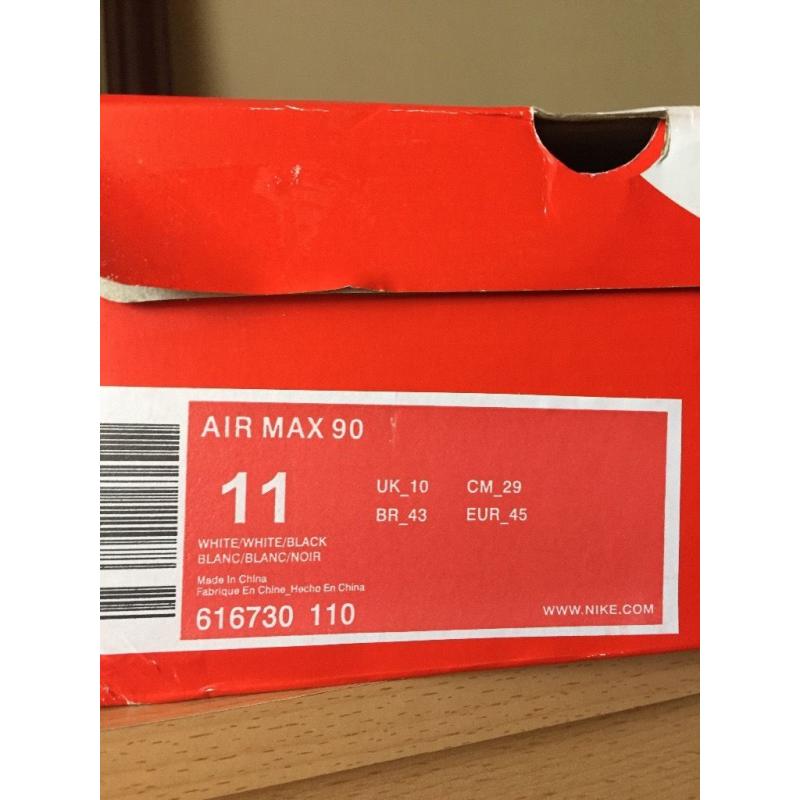 Air max mens trainers size 10