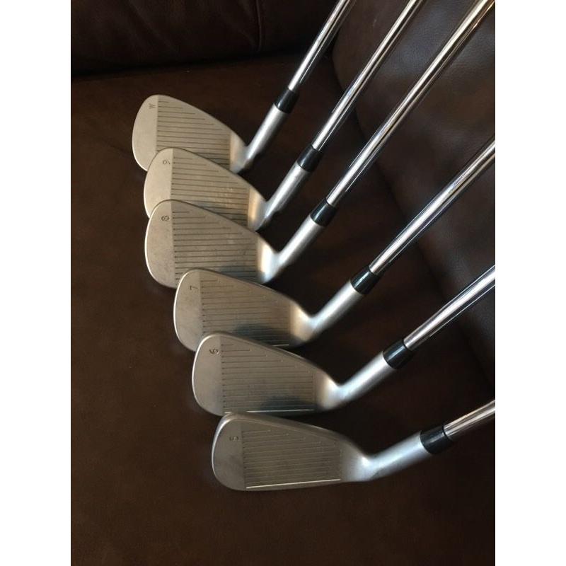 ping i20 red dot irons 5,6,7,8,9,W. exellent condition