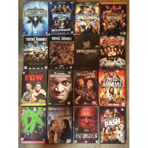 Wrestling DVD bundle