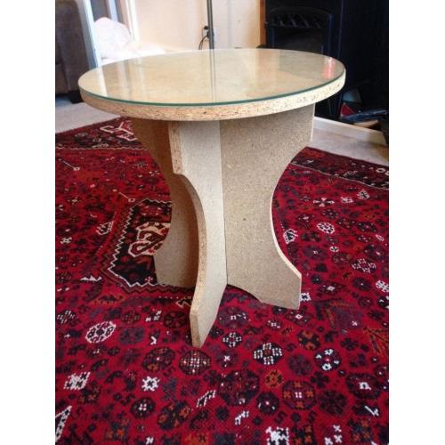 Round bedside table