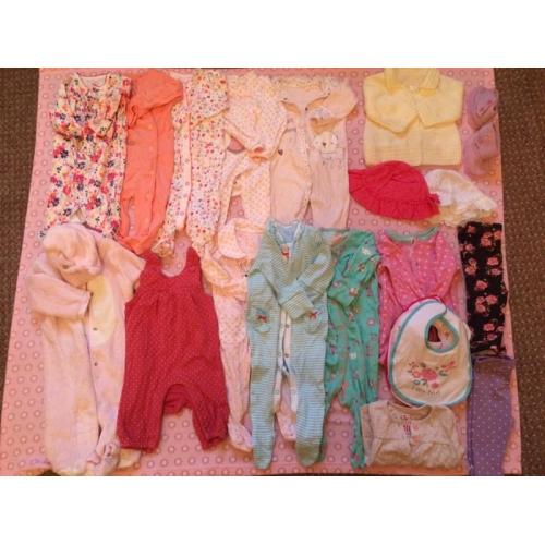 Baby Girl Bundle 3-6 months