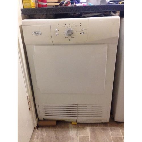 Whirlpool condenser tumble dryer, 6 years old in good working order