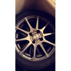 Xtreme 15' alloy wheel set with tyres