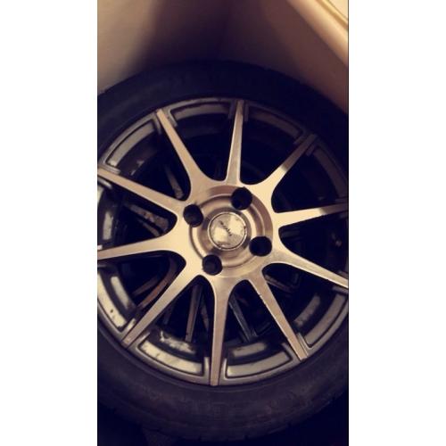 Xtreme 15' alloy wheel set with tyres