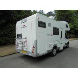 Roller Team Zefiro 675 Bunk Beds, 6 Berth, Centre Dinette For Sale