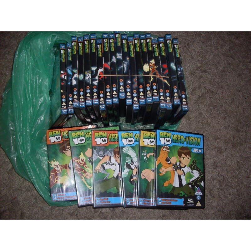 ben 10 dvds