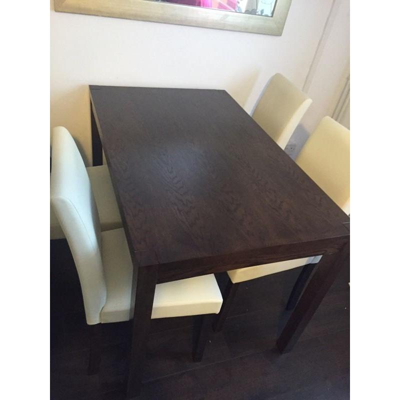 Table & 4 chairs