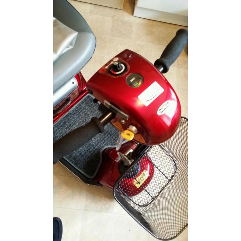 As new shoprider mobility scooter never outside