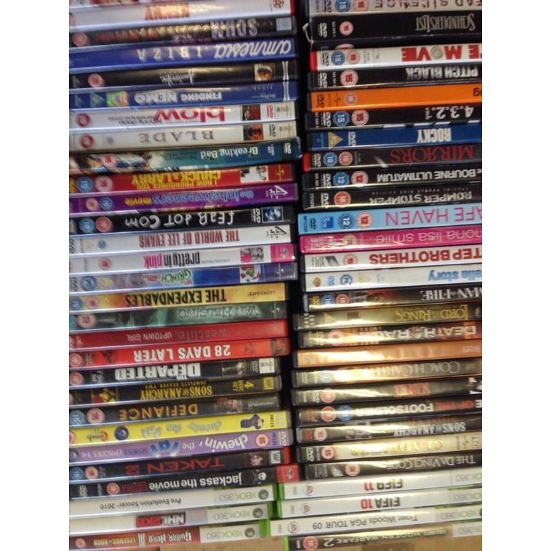 DVDs various all recent