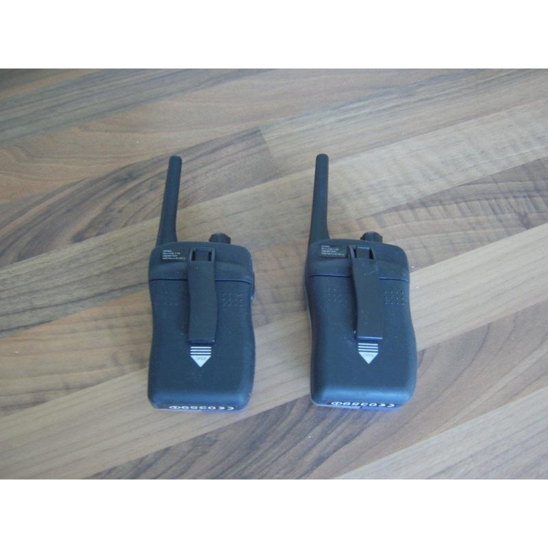 Pair of Telcom Walkie Talkie Two-way Short Wave Radios