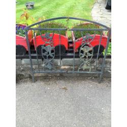Garden metal gates