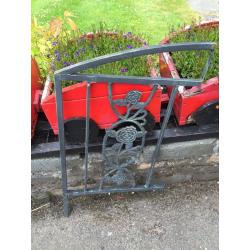 Garden metal gates