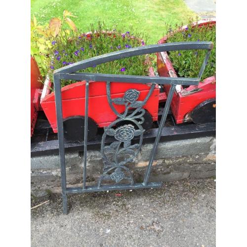 Garden metal gates