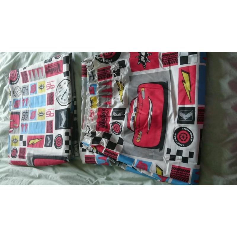 "Cars" Lightening Mcqueen curtains